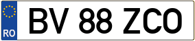 Truck License Plate